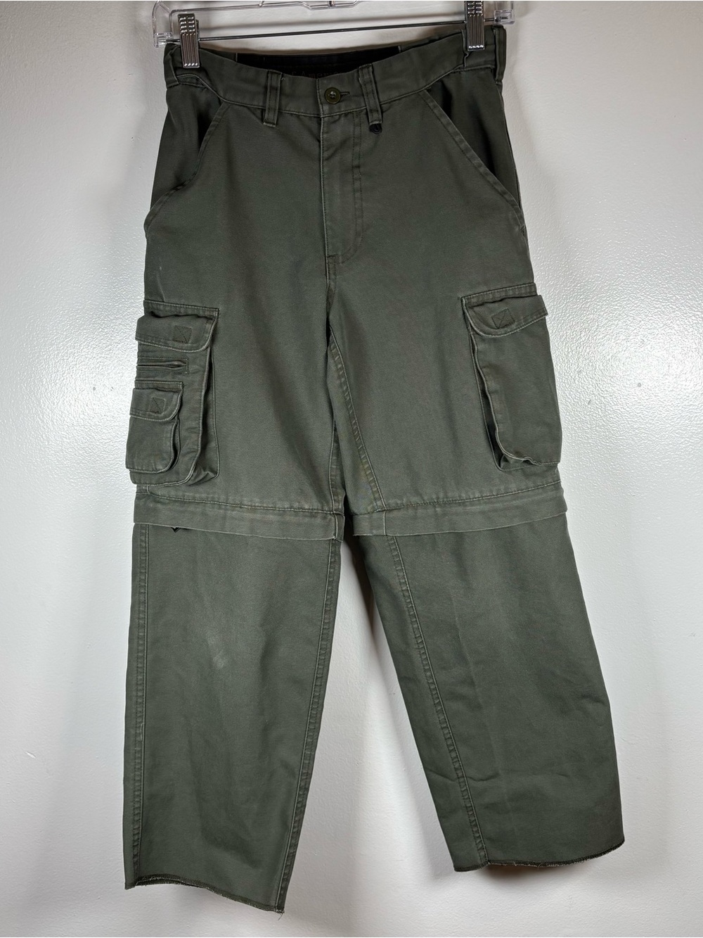 Boy Scouts BSA Switchback Official Uniform Pants Youth Sz 8 Convertible Zip Off